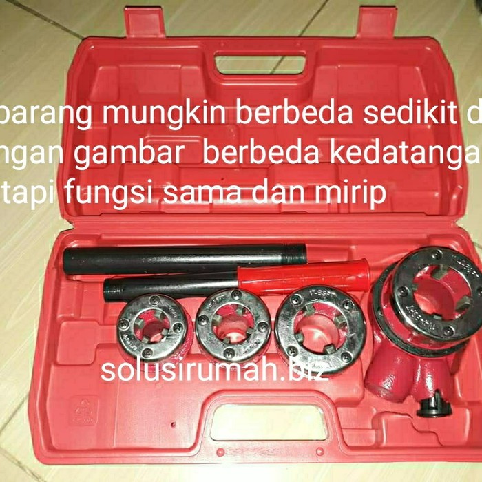 alat snei pipa 1/2 x 1 1/4 u drat luar senai pembuat ulir drat sok
