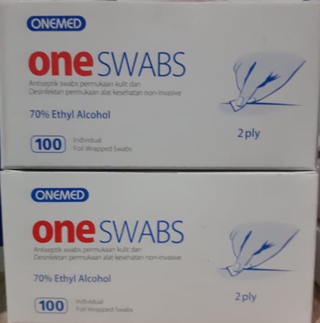 Alcohol swabs alkohol swab steril kapas alkohol OneMed Tissue Alkohol One Med