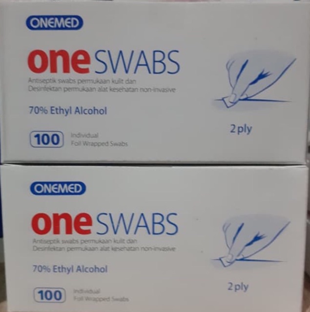 Alcohol swabs alkohol swab steril kapas alkohol OneMed Tissue Alkohol One Med