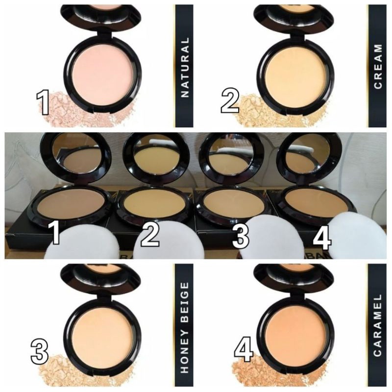 PURBASARI Oil Control Matte Powder Caramel | Cream | Honey Beige | Natural 12 gr