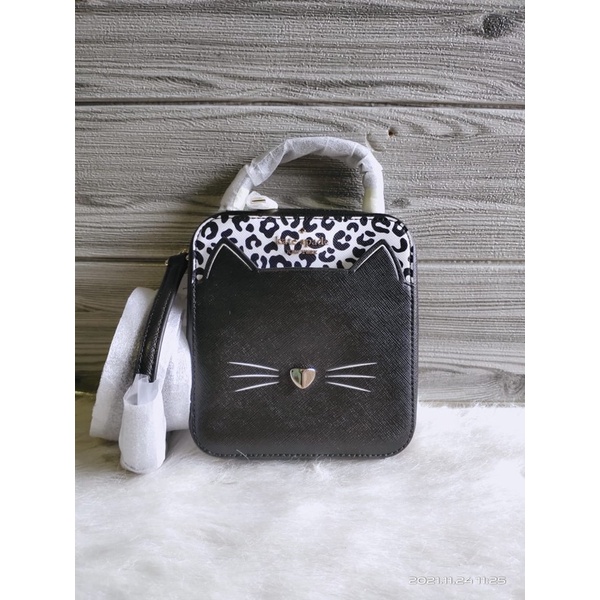 tas mini slempang Kate Spade Daisy Crossbody bag Meow Pink Multi
