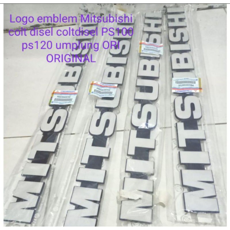 emblem mitsubihi ps100 umplung original