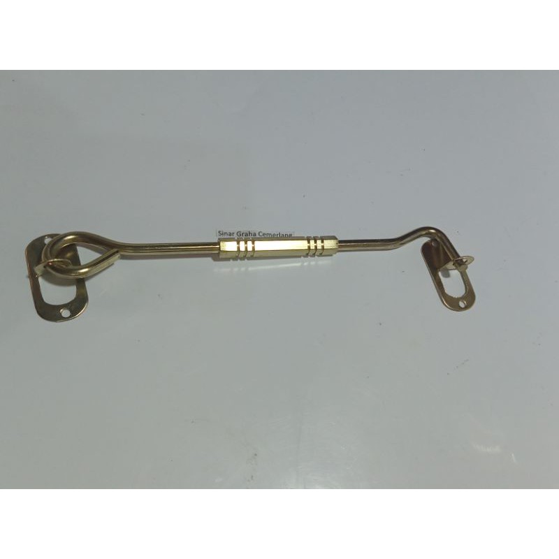 Hak angin jendela segi kuningan penahan jendela