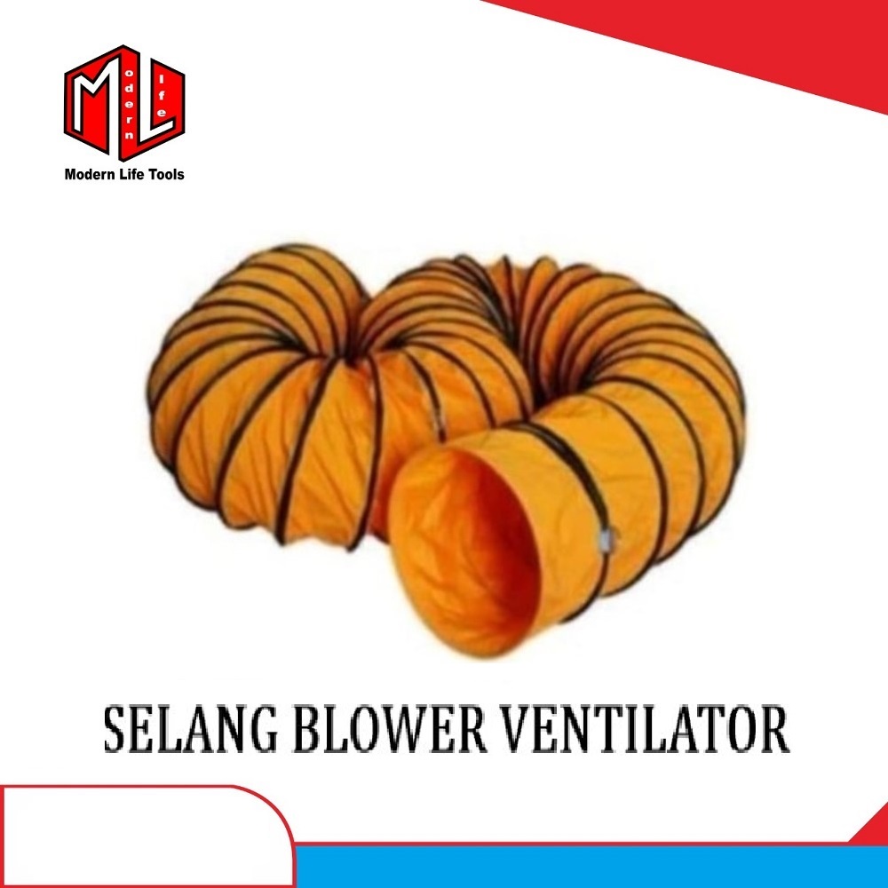 Selang Portable Ventilator 10inch 10meter - Flexible Hose Exhaust Blower 10inch 10mtr