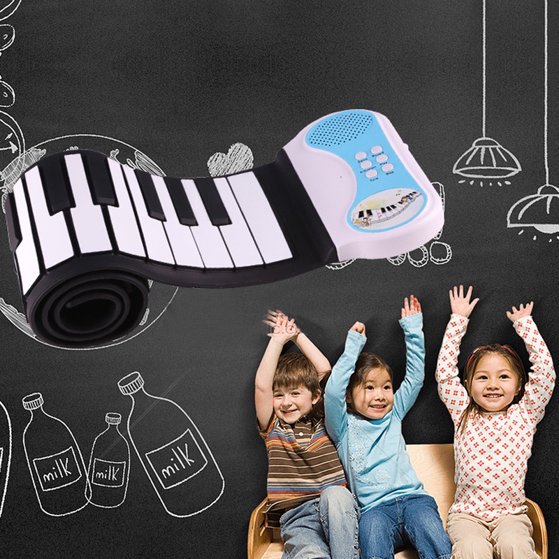 Mainan Piano / Keyboard Elektrik 37 Nada Flexible Untuk Anak