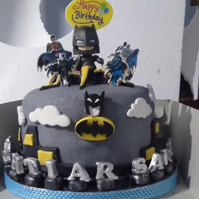 Jual Kue ulang tahun super hero/ kue ulang tahun Batman/ kue ulang