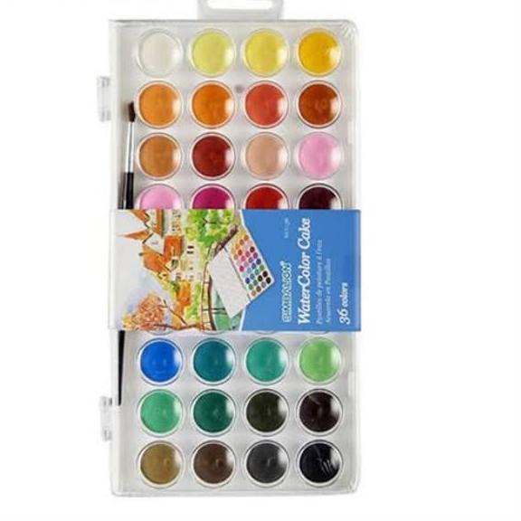 

Bagus Banget.. SIMBALION WATERCOLOR CAKE 8 12 36 CAT AIR DENGAN KUAS DAN TEMPAT PALET