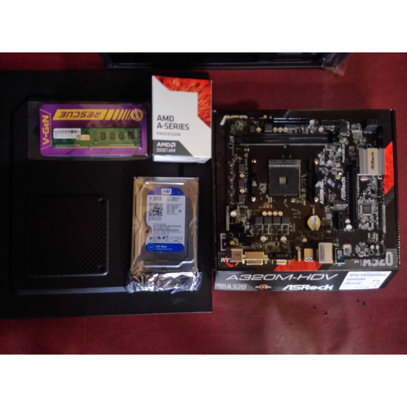 PC Rakitan Gaming & Desain Grafis AMD Bristol A8 VGA Radeon R-7 8 GB DDR4 500 GB Termurah Bergaransi