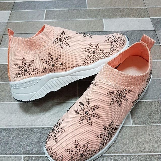 Sepatu Dior Swarovski YC-W050 Wedges 4 cm