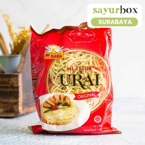 

Mi Cap Burung Dara Mi Telur Urai Original 1 pack (Sayurbox) - SURABAYA