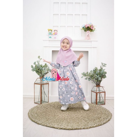 Gamis ayumi busana muslim anak baju bayi perempuan