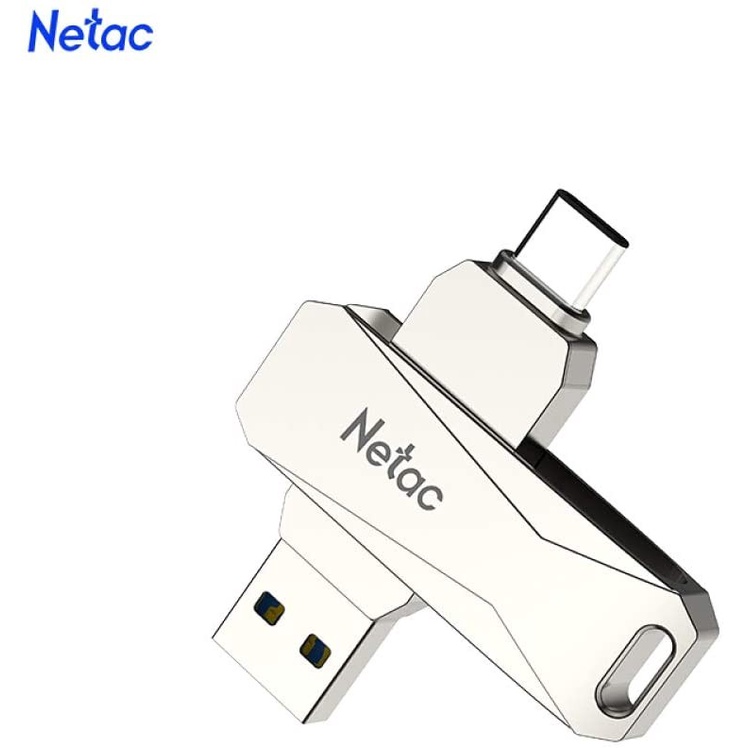 NETAC FLASHDISK OTG U782C 64GB USB 3.1 with Type-C DUAL DRIVE