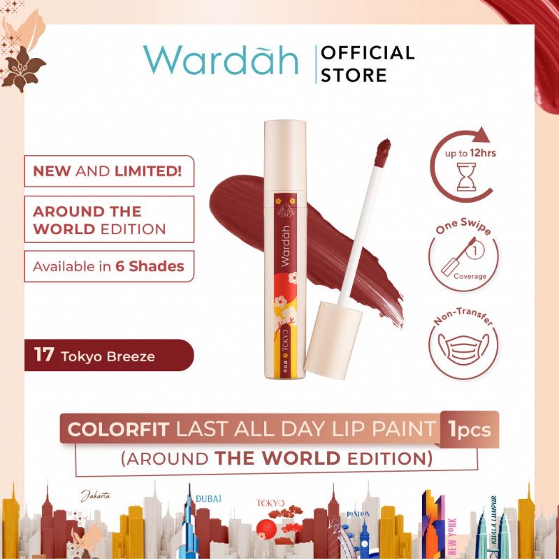 Wardah Colorfit Last All Day Lip Paint