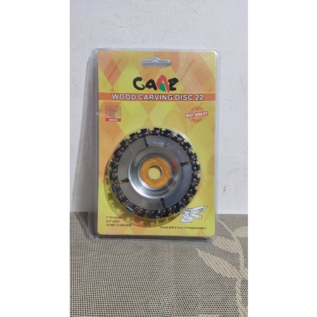 Wood Carving Disc 4 inch 22 mata gerinda chainsaw mata ukir angle grinding chain 4inch mata gurinda multifungsi 4&quot; MATA GERINDA POTONG KAYU PLASTIK KARET ES 4INCH / MATA GURINDA KAYU