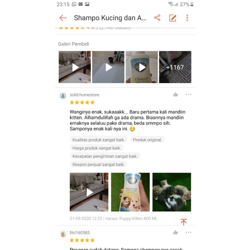 Shampo Kucing dan Anjing 600 ML Biopet| BIOPET 600ML