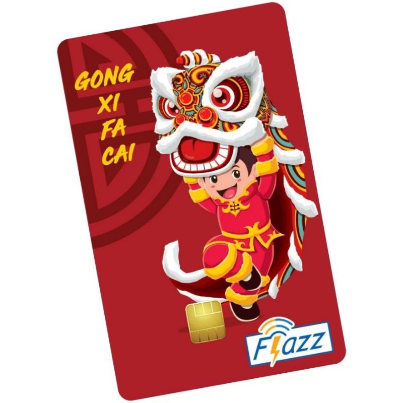 Flazz BCA Gen 2 /Gen2 IMLEK CHINESE NEW YEAR EDITION ORI /Like eTOLL eMONEY Tapcash or Brizzi