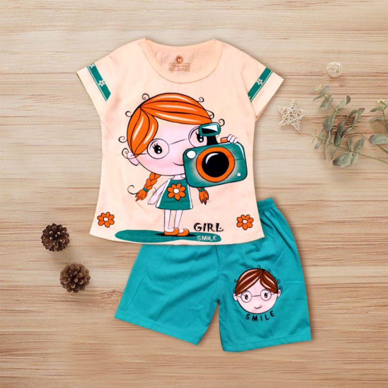 RAMORA SET  Setelan Anak Cewek/Setelan Anak Perempuan