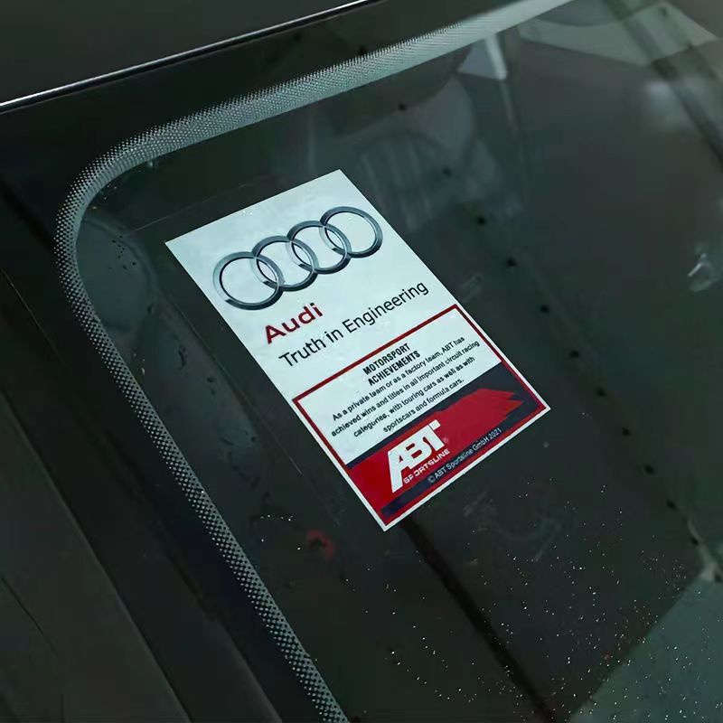 Stiker Kaca Depan Elektrostatis Untuk Mobil AUDI A3 A4 A6 Q3 Q4 Q5 TT