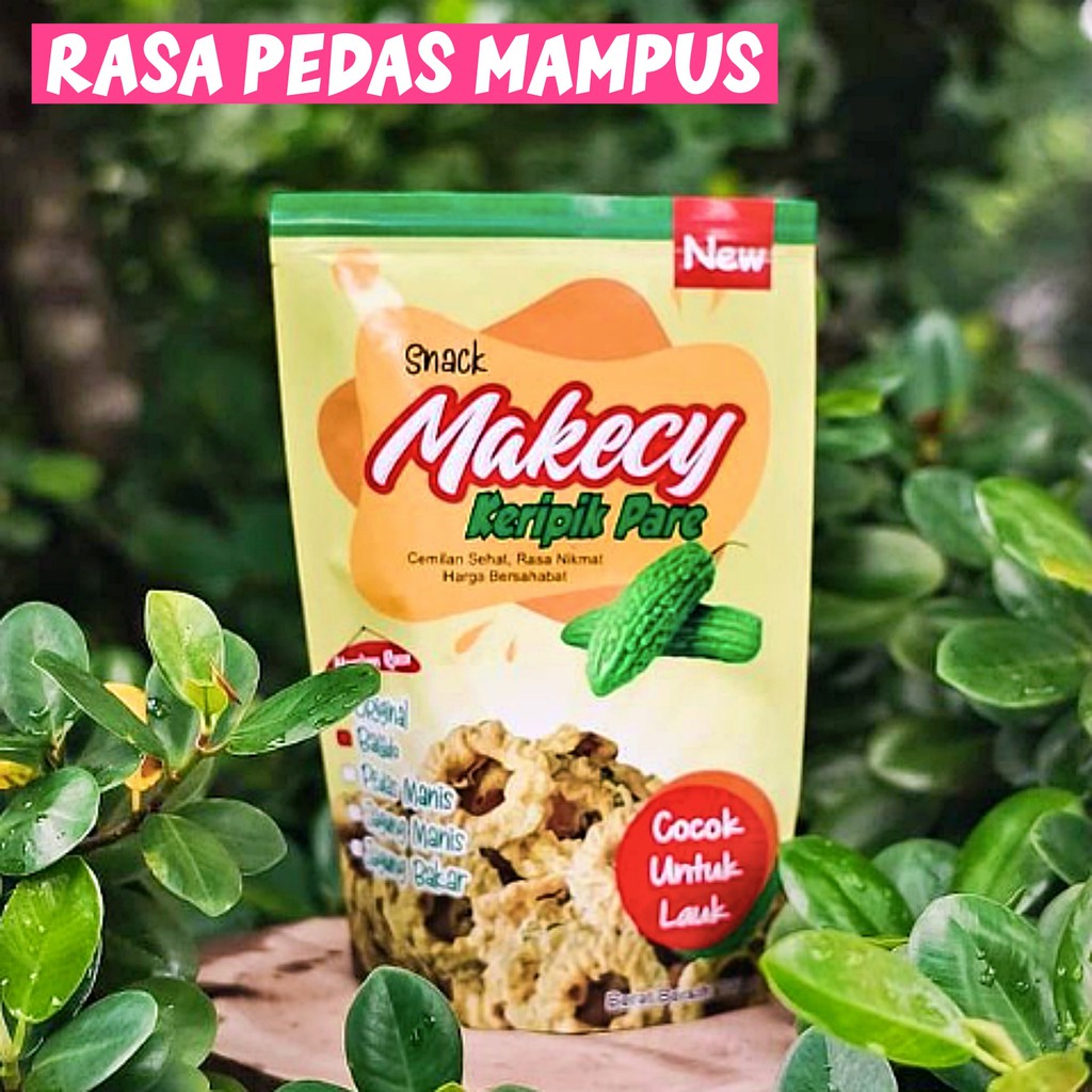 

Keripik Pare Makecy rasa Pedas Mampus Kriuk Renyah ANTI PAHIT Tanpa Pengawet