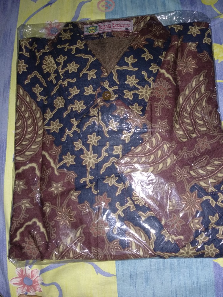 Kemeja Batik Prabu Bahan Katun Baturaden Reguler Fit A143