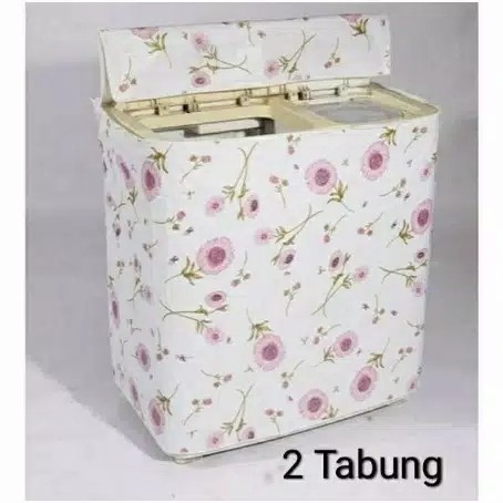 Penutup Mesin Cuci - Sarung Mesin Cuci Buka Atas Tipe C 2 Tabung Cover Mesin Cuci