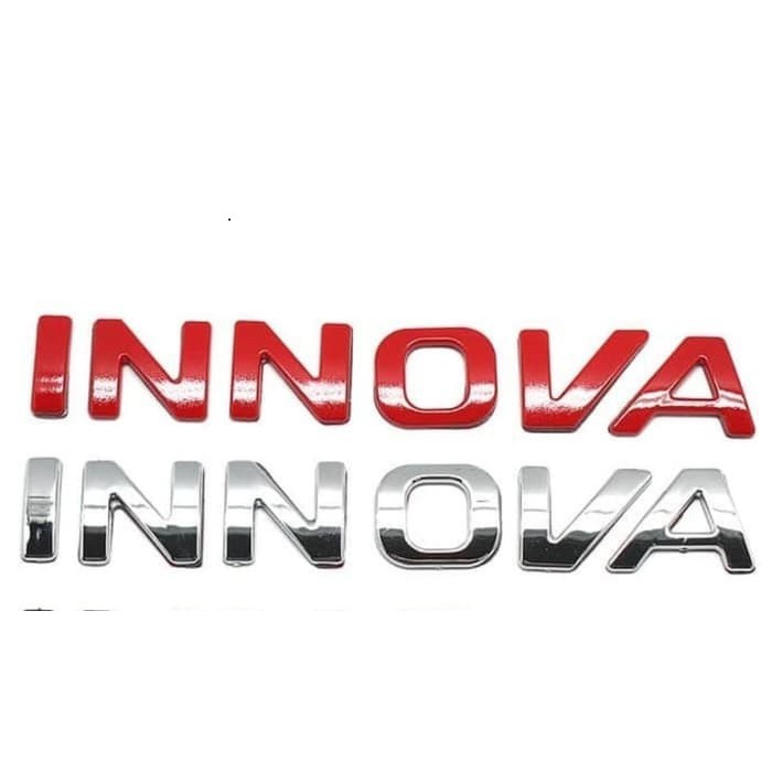 Emblem Huruf Innova Kap Mesin Mobil Emblem Logo Tulisan Kap Innova