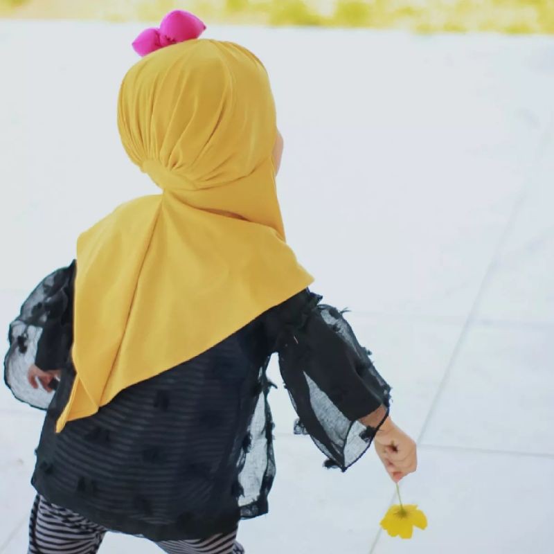 Jilbab Pita Pinggir Anak bayi Instan lucu 0-3 Tahun Bahan Adem | Hijab baby sekolah Sd newborn kekinian | Kerudung Perempuan Tk Lembut Terbaru 6-12 Bulan