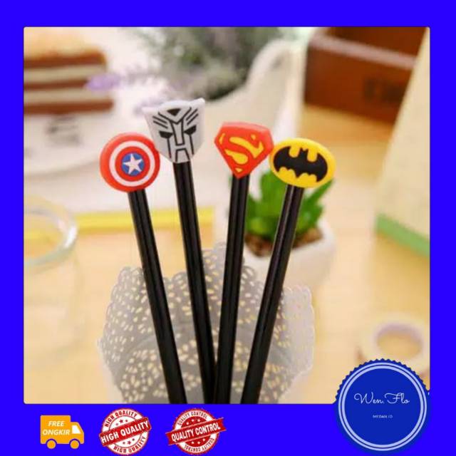 

WENFLO.ID|| Pulpen Karakter Super Hero Lucu