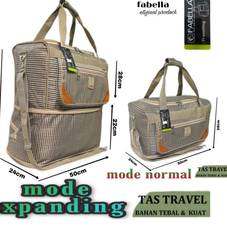 Top Shipment TAS TRAVEL TAS TINGKAT FABELLA TAS PAKAIAN BESAR TAS MUDIK TAS MULTIFUNGSI