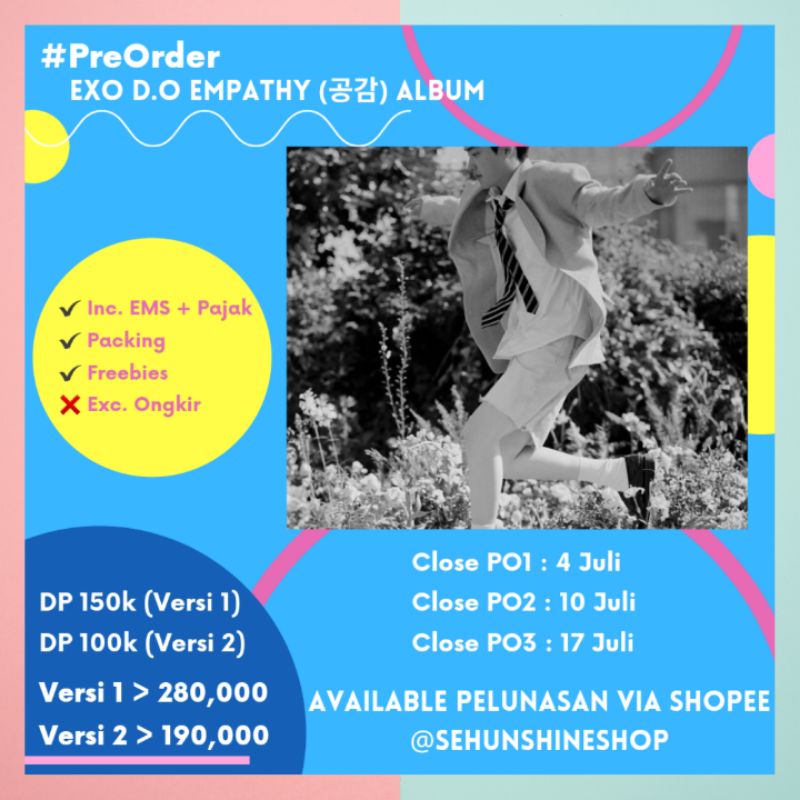 [PO] EXO D.O FISRT SOLO ALBUM - EMPATHY (공감) (BACA DESKRIPSI)