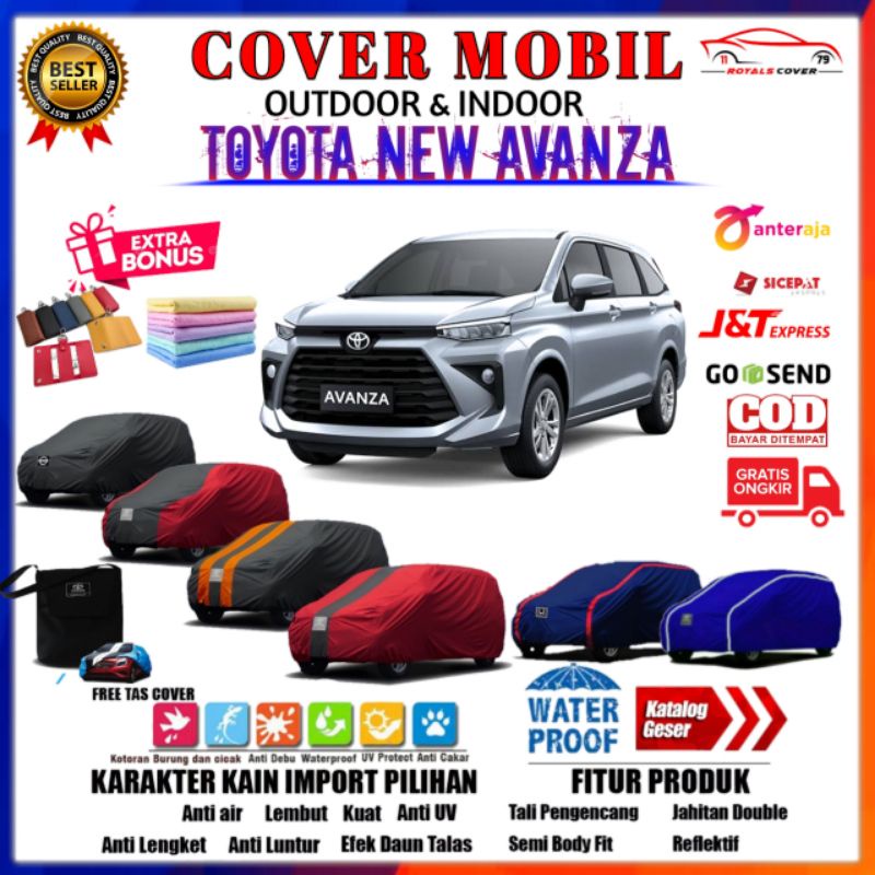 Cover Mobil ALL NEW AVANZA / Sarung Mobil Toyota AVANZA / Selimut Mantel Tutup Penutup Outdoor