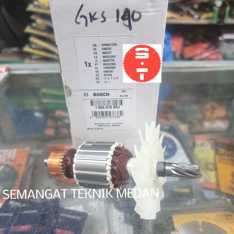 GKS140 ARMATURE ANGKER MESIN GERGAJI CIRCULAR SAW 7" BOSCH GKS 140