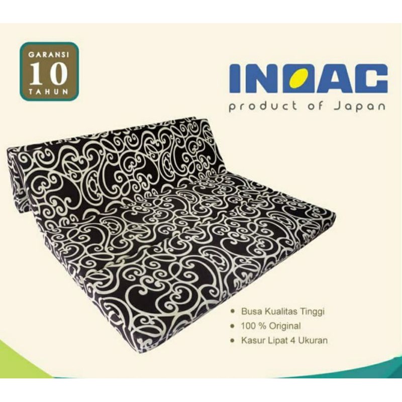 KASUR LIPAT BUSA INOAC JAPAN QUALITY UKURAN 200x160x10CM (GARANSI 10 TAHUN)