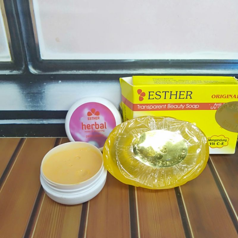 Paket Cream Ester Herbal 2In1 // Cream+Sabun