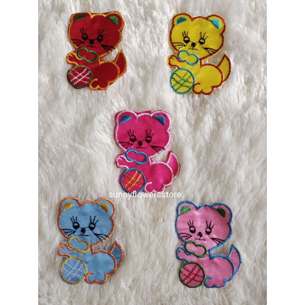 (PER 12 PCS ) PATCH BORDIR BONEKA BOLA