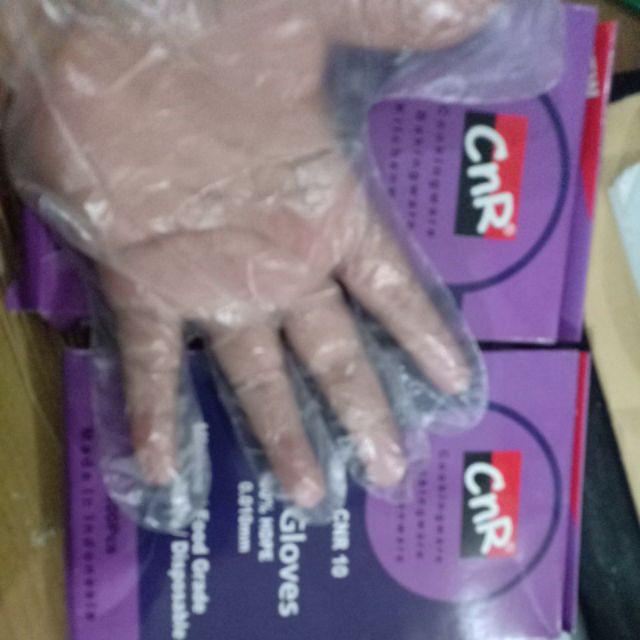 Sarung Tangan Plastik Rosa Isi 100pcs