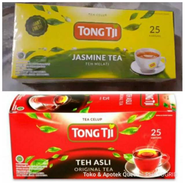 Jual Teh Tong Tji Celup Kemasan Kantong 25s Jasmine Teablack Tea Original Tea Indonesia 9044