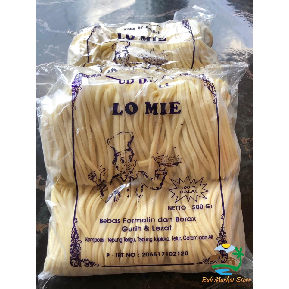 

Mie mentah Mie Ramen / Lo mie ud djali