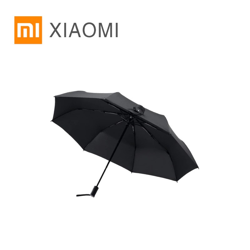 XIAOMI MIJIA Pinluo Payung Lipat Otomatis Portable Windproof Anti UV Umbrella Hitam