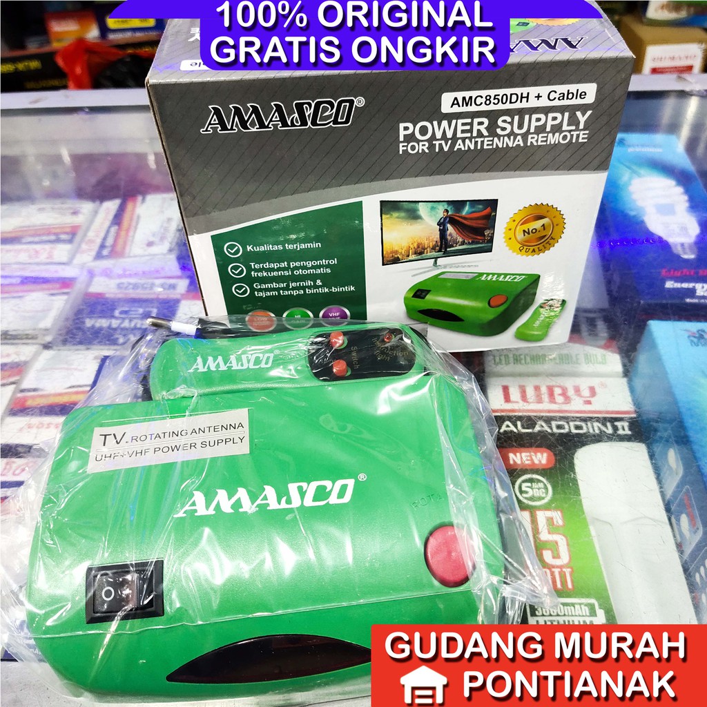 Booster Antena Remote Q2 Amasco boster digital penguat sinyal signal