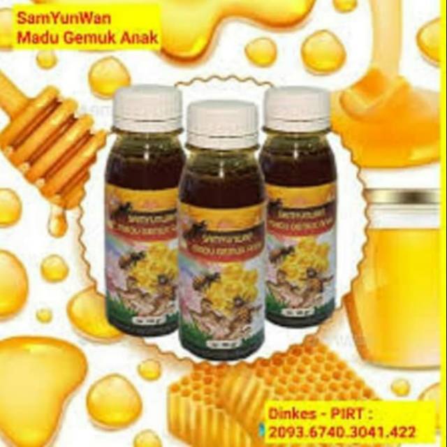 OBAT PENGGEMUK ANAK/ SAMYUNWAN MADU ORIGINAL / PENGGEMUK BADAN ANAK SAMYUNWAN BPOM