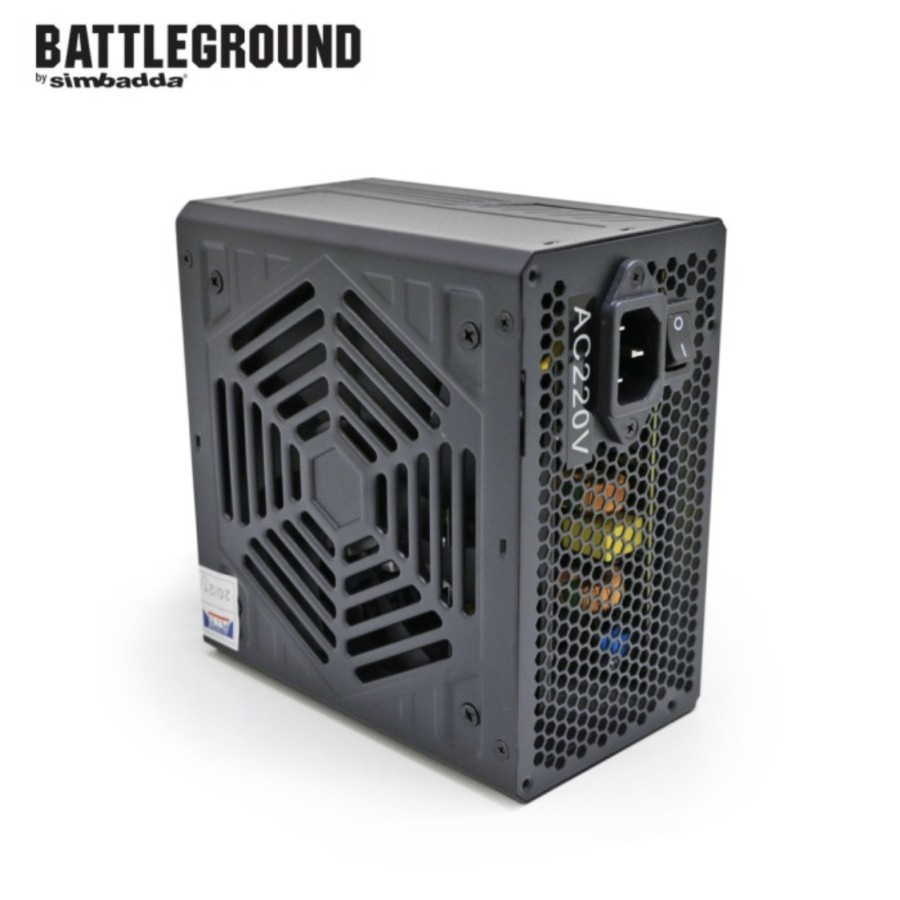 Simbadda Power Supply Battleground 550W PSU 550W 80 PLUS BOX