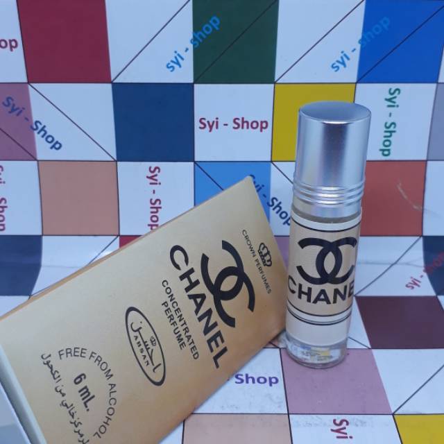 Parfum CHA NEL By Ahsan Roll On Non Alkohol 6ml