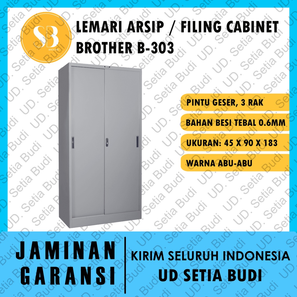 Filing Cabinet Lemari Arsip Besi Brother B-303