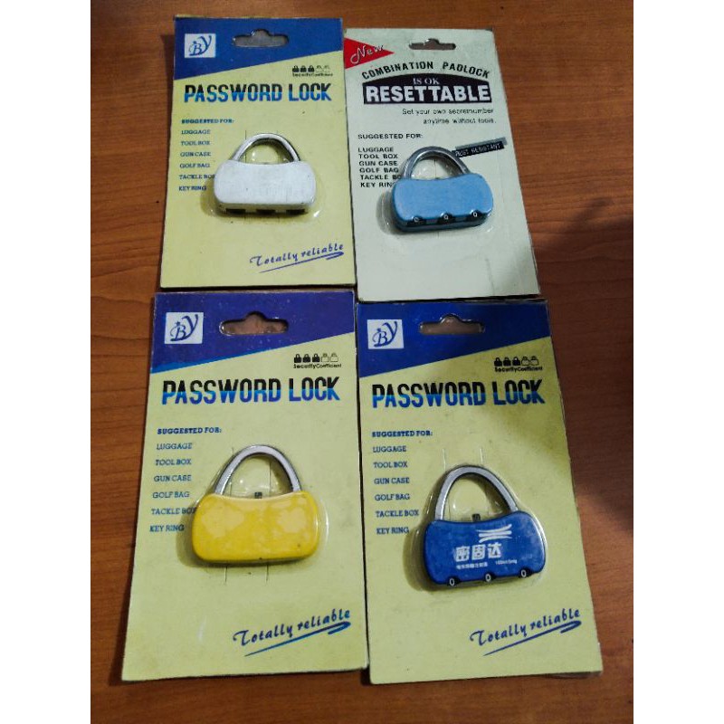 Gembok Koper / Gembok kode