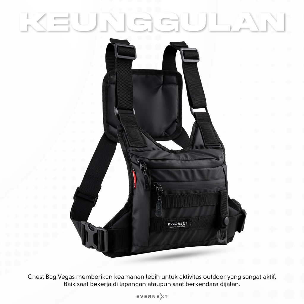 New arrival!!! Tas pelindung dada tactical pria waterproof chest rig bag biker sunmori touring sepeda motor anti air tas rompi pelindung dada pria chestbag unisex pria wanita waterproof terbaru kualitas distro