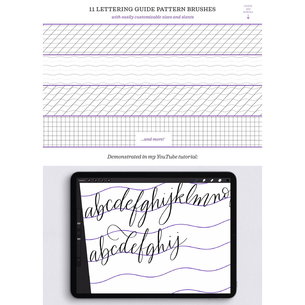 Procreate Brush - Calligraphy Composition Maker