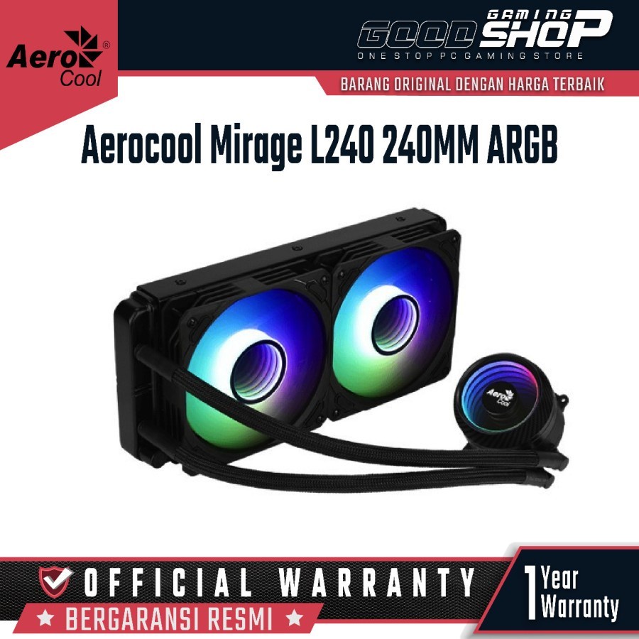 Aerocool Mirage L240 240MM ARGB Liquid Cooler