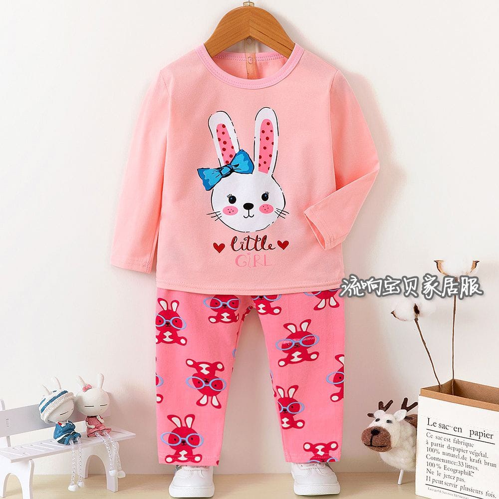 Piyama Cute Bunny Anak Perempuan Size 70 sampai dengan Size 95