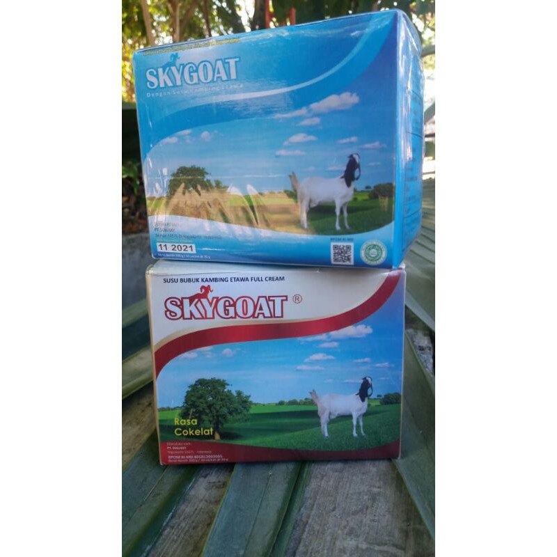

Susu SKYGOAT Kambing Etawa,BPOM,Murni susu etawa SKY GOAT 1box isi 10sachet